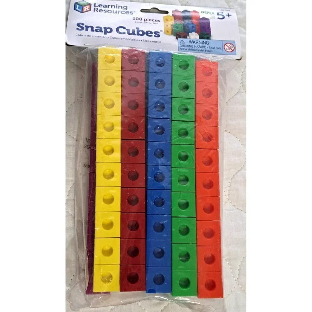 Learning Resourcess Snap Cubes New in Package 100 Pieces Ages 5+